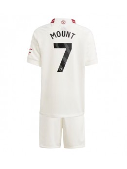 Manchester United Mason Mount #7 Dječji Rezervni Dres kompleti 2023-24 Kratak Rukavima (+ kratke hlače)